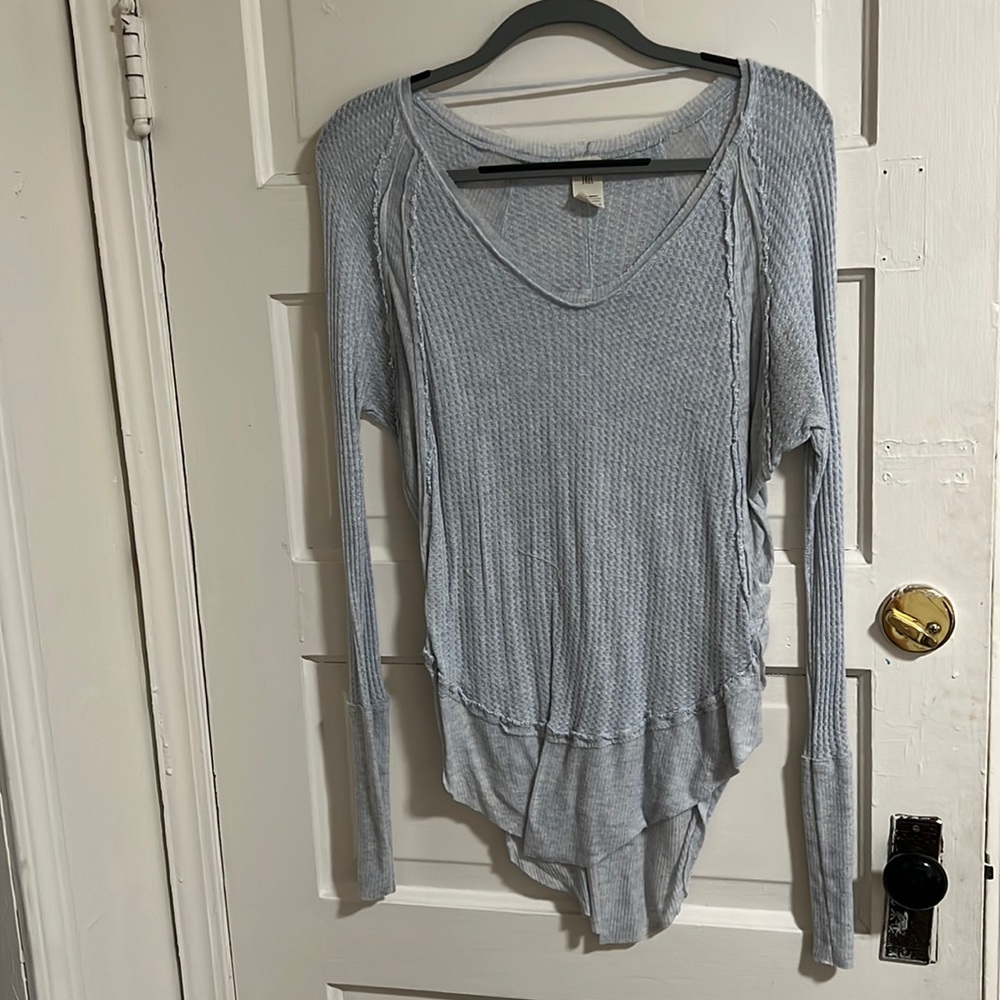 Free people baby blue sweater
